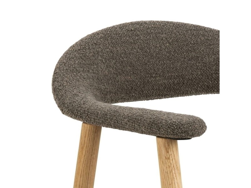 Krzesło Addi brązowe/ dąb Monza 40 - ACTONA